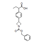 2-[4-(1-Cbz-3-氮杂环丁基)苯基]丁酸
