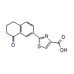2-(8-氧代-5,6,7,8-四氢-2-萘基)噻唑-4-甲酸
