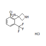 3-氨基-3-[2-氯-6-(三氟甲基)苯基]氮杂环丁烷盐酸盐
