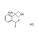 3-氨基-3-[2-(二氟甲基)苯基]氮杂环丁烷盐酸盐
