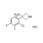 3-氨基-3-(2-氯-4-氟-3-甲基苯基)氮杂环丁烷盐酸盐