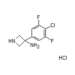 3-氨基-3-(4-氯-3,5-二氟苯基)氮杂环丁烷盐酸盐