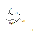 3-氨基-3-(3-溴-2-甲氧基苯基)氮杂环丁烷盐酸盐