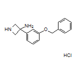 3-氨基-3-[3-(苄氧基)苯基]氮杂环丁烷盐酸盐