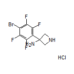 3-氨基-3-(4-溴-2,3,5,6-四氟苯基)氮杂环丁烷盐酸盐