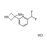 3-氨基-3-[3-(二氟甲基)苯基]氮杂环丁烷盐酸盐
