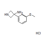 3-氨基-3-[3-(甲硫基)苯基]氮杂环丁烷盐酸盐