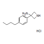 3-氨基-3-(4-丁基苯基)氮杂环丁烷盐酸盐