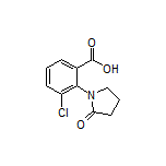 3-氯-2-(2-氧代-1-吡咯烷基)苯甲酸