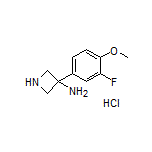 3-氨基-3-(3-氟-4-甲氧基苯基)氮杂环丁烷盐酸盐