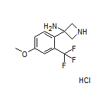 3-氨基-3-[4-甲氧基-2-(三氟甲基)苯基]氮杂环丁烷盐酸盐