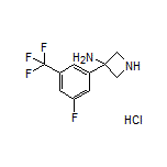 3-氨基-3-[3-氟-5-(三氟甲基)苯基]氮杂环丁烷盐酸盐