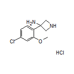 3-氨基-3-(4-氯-2-甲氧基苯基)氮杂环丁烷盐酸盐