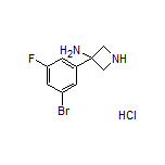 3-氨基-3-(3-溴-5-氟苯基)氮杂环丁烷盐酸盐