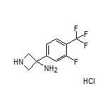 3-氨基-3-[3-氟-4-(三氟甲基)苯基]氮杂环丁烷盐酸盐