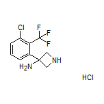 3-氨基-3-[3-氯-2-(三氟甲基)苯基]氮杂环丁烷盐酸盐