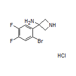3-氨基-3-(2-溴-4,5-二氟苯基)氮杂环丁烷盐酸盐
