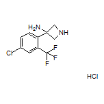 3-氨基-3-[4-氯-2-(三氟甲基)苯基]氮杂环丁烷盐酸盐