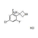 3-氨基-3-(4-氯-2,6-二氟苯基)氮杂环丁烷盐酸盐