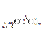 N-环丙基-3-氧代-N-[4-(4-嘧啶基)苄基]-3,4-二氢-2H-苯并[b][1,4]噁嗪-7-甲酰胺