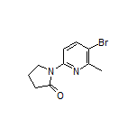 1-(5-溴-6-甲基-2-吡啶基)-2-吡咯烷酮