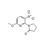 1-(6-甲氧基-3-硝基-2-吡啶基)-2-吡咯烷酮