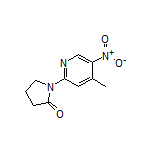 1-(4-甲基-5-硝基-2-吡啶基)-2-吡咯烷酮
