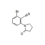 2-溴-6-(2-氧代-1-吡咯烷基)苯腈