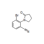 3-溴-2-(2-氧代-1-吡咯烷基)苯腈