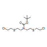 N-Boc-2-[(2-氯乙基)硫基]-N-[2-[(2-氯乙基)硫基]乙基]乙胺
