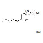 3-氨基-3-(4-丁氧基苯基)氮杂环丁烷盐酸盐