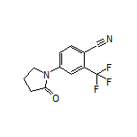 4-(2-氧代-1-吡咯烷基)-2-(三氟甲基)苯腈