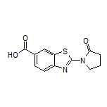 2-(2-氧代-1-吡咯烷基)苯并噻唑-6-甲酸