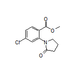 4-氯-2-(2-氧代-1-吡咯烷基)苯甲酸甲酯