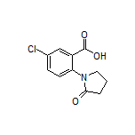5-氯-2-(2-氧代-1-吡咯烷基)苯甲酸
