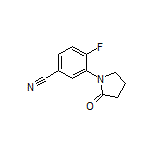 4-氟-3-(2-氧代-1-吡咯烷基)苯腈