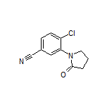 4-氯-3-(2-氧代-1-吡咯烷基)苯腈
