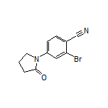 2-溴-4-(2-氧代-1-吡咯烷基)苯腈