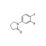 1-(3-氟-4-碘苯基)-2-吡咯烷酮