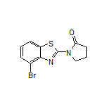 1-(4-溴-2-苯并噻唑基)-2-吡咯烷酮