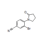 3-溴-4-(2-氧代-1-吡咯烷基)苯腈