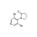 1-(3,5-二溴-4-吡啶基)-2-吡咯烷酮