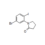 1-(5-溴-2-碘苯基)-2-吡咯烷酮