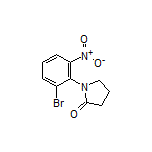1-(2-溴-6-硝基苯基)-2-吡咯烷酮