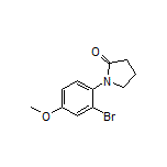 1-(2-溴-4-甲氧基苯基)-2-吡咯烷酮