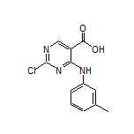 2-氯-4-(间甲苯基氨基)嘧啶-5-甲酸