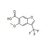 5-甲氧基-3-(三氟甲基)苯并呋喃-6-甲酸