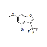 4-溴-6-甲氧基-3-(三氟甲基)苯并呋喃