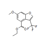 6-甲氧基-3-(三氟甲基)苯并呋喃-4-甲酸乙酯