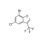 7-溴-5-氯-3-(三氟甲基)苯并呋喃